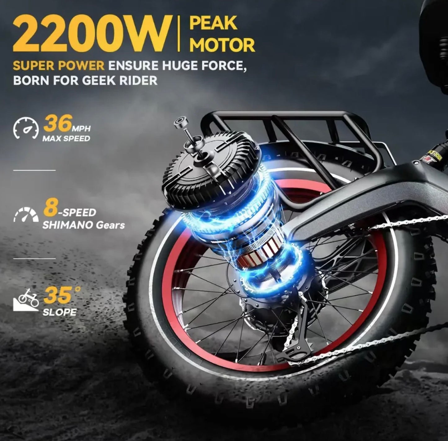 Electric Bike 100Mile Range - Limited Stock