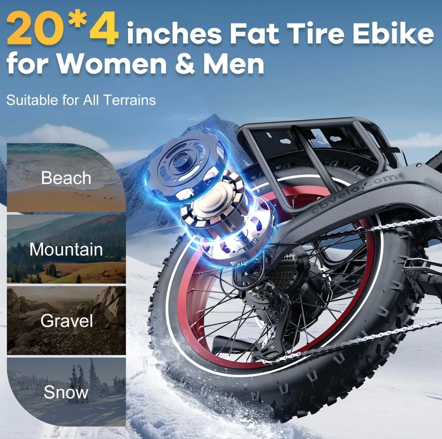 Electric Bike 100Mile Range - Limited Stock