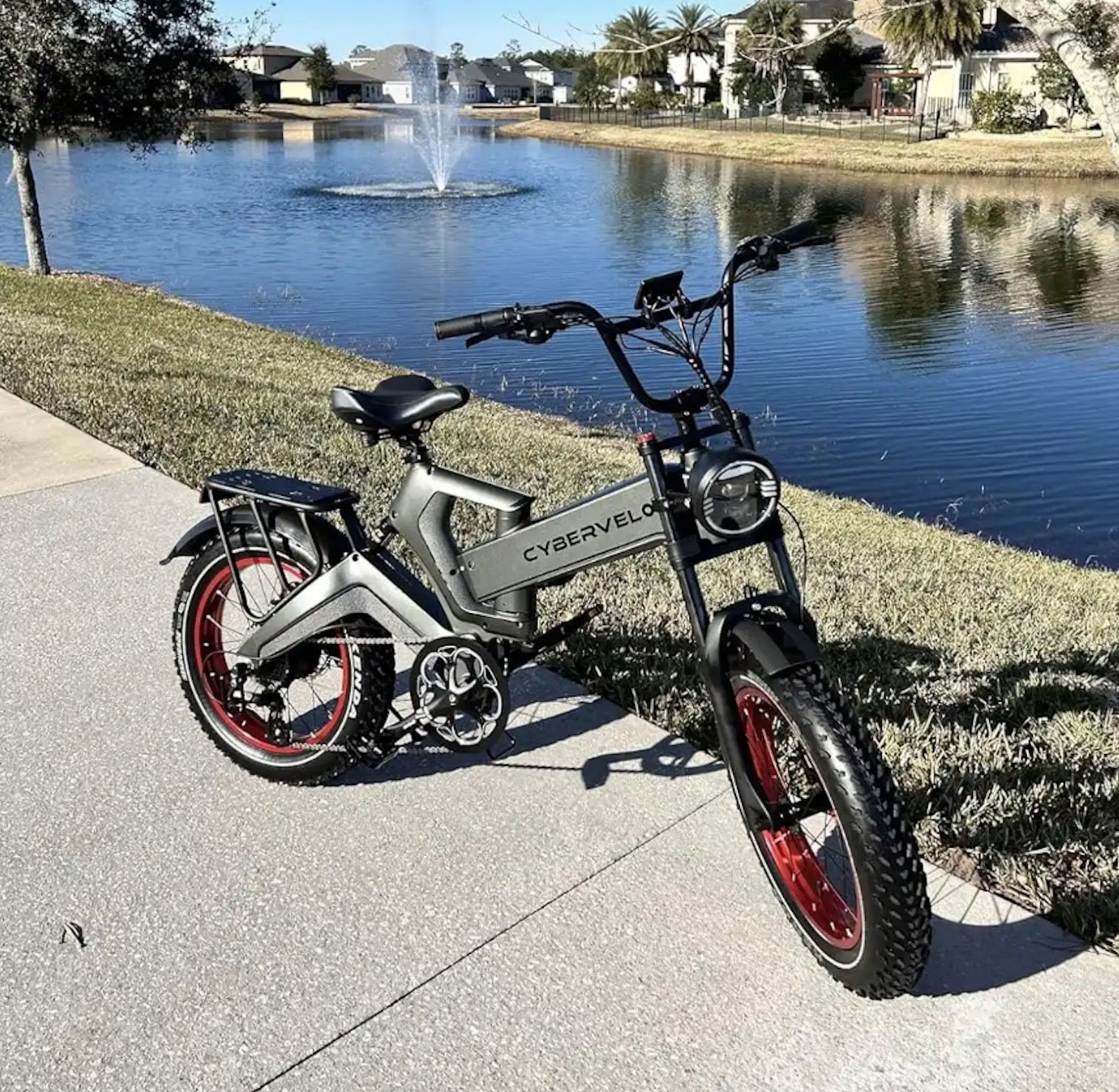 Folded e‑bike in the trunk of an SUV